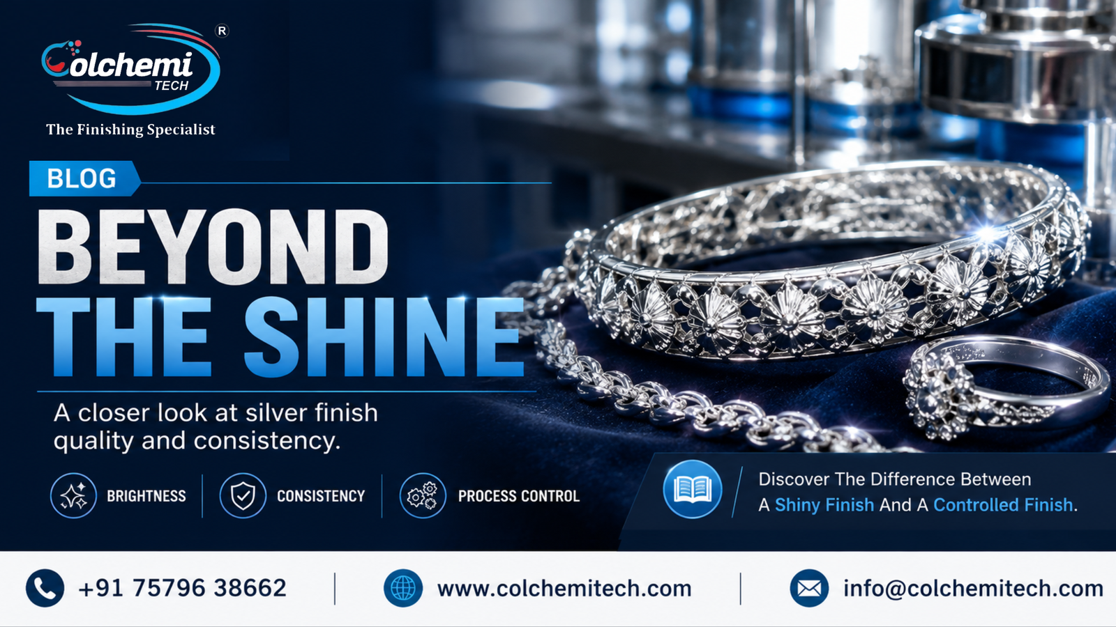 The Difference Between A Shiny Silver Finish And A Controlled Silver Finish